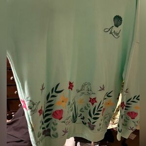 Disney Princess Ariel Light Green Sweatshirt
